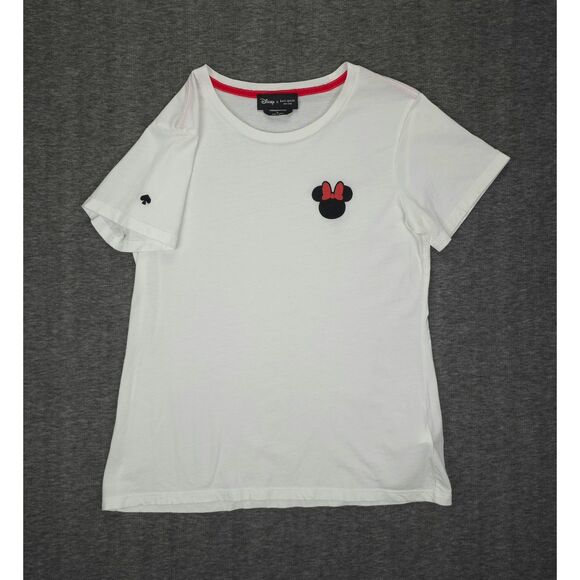 Women's Disney X Kate Spade New York Minnie Mouse T-Shirt White Size Medium - Picture 2 of 7